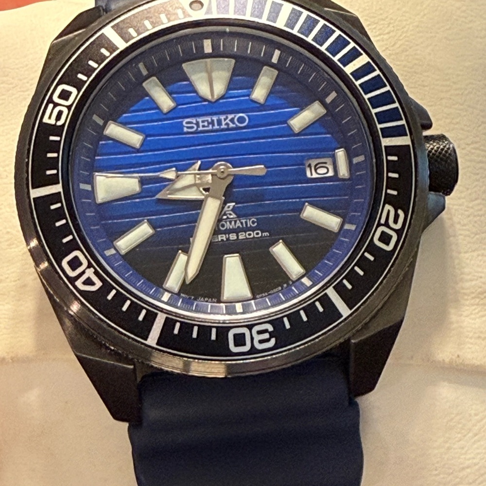 Seiko Prospex Samurai “Save The Ocean” Japanese Automatic Movement Men’s Watch